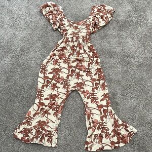 Kate Quinn Floral Ruffle Jumpsuit